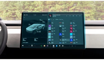 Sticlă hibridă de protecție Pixsel monitor TESLA CYBERTRUCK - 19.3“ 2024 -