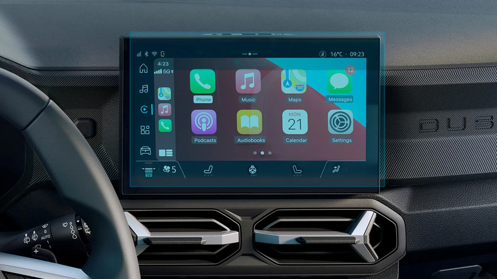 Sticlă hibridă de protecție Pixsel monitor RENAULT DUSTER - 11.3“ 2024 -