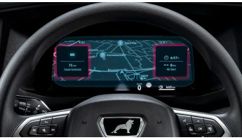 Sticlă hibridă de protecție Pixsel panoul de bord MAN TGE - 10“ 2023 -