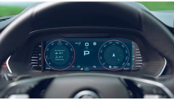 Sticlă hibridă de protecție Pixsel panoul de bord SKODA OCTAVIA - 9.9“ 2024 -