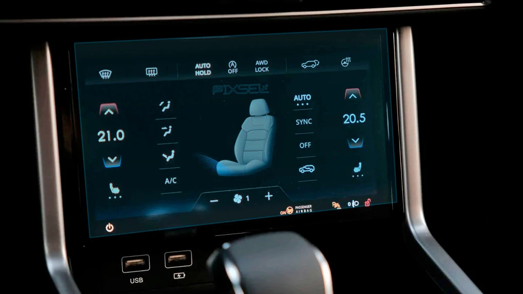 Sticlă hibridă de protecție Pixsel controlul climatizării KGM TORRES - 8.8“ 2023 -