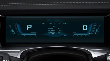 Sticlă hibridă de protecție Pixsel panoul de bord KGM TORRES - 13.4“ 2023 -