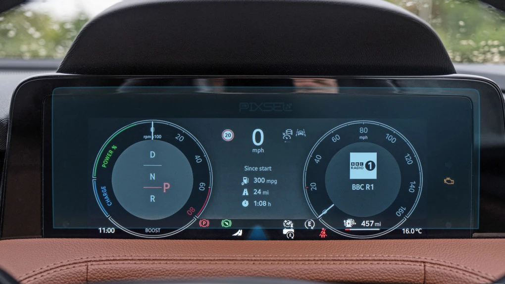 Sticlă hibridă de protecție Pixsel panoul de bord SKODA SUPERB - 12.7“ 2024 -