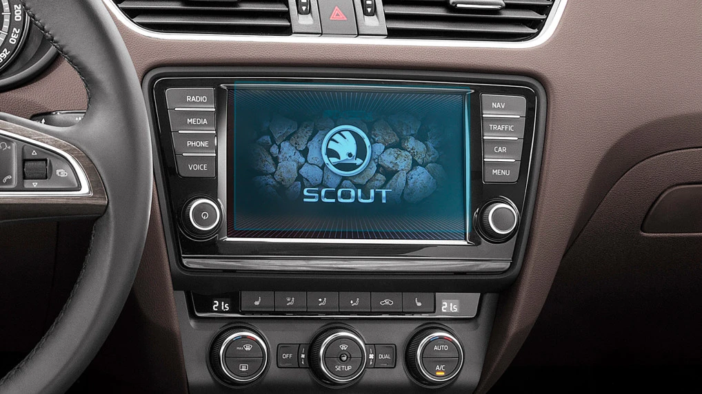 Sticlă hibridă de protecție Pixsel monitor SKODA OCTAVIA - 8“ 2013 - 2016