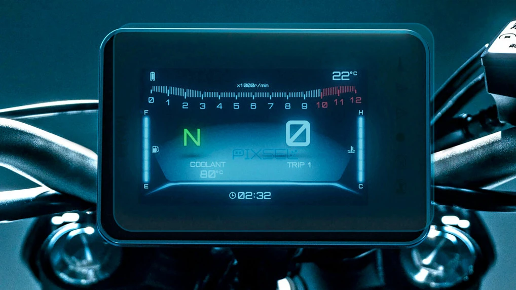 Sticlă hibridă de protecție Pixsel vitezometrul motocicletei YAMAHA MT-07 2022 - 2024 7.2“