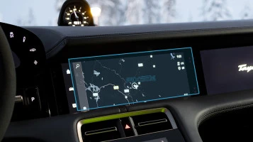 Sticlă hibridă de protecție Pixsel monitor PORSCHE TAYCAN - 12.3“ 2020 -