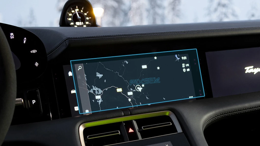Sticlă hibridă de protecție Pixsel monitor PORSCHE TAYCAN - 12.3“ 2020 -