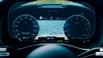 Sticlă hibridă de protecție Pixsel panoul de bord MERCEDES BENZ AMG GT 2 DOORS - 13.5“ 2023 -