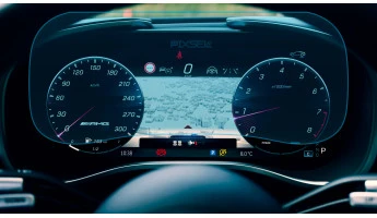 Sticlă hibridă de protecție Pixsel panoul de bord MERCEDES BENZ AMG GT 2 DOORS - 13.5“ 2023 -
