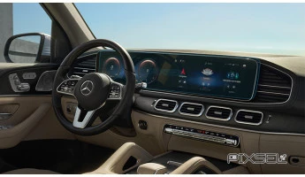 Sticlă hibridă de protecție Pixsel panoul de bord MERCEDES BENZ GLS-CLASS - 28.5“ 2019 - 2023