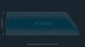 Sticlă de protecție Pixsel monitor CITROEN C5 Aircross - 13.7“ 2022 -