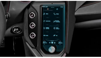 Sticlă hibridă de protecție Pixsel monitor MCLAREN 750S - 9.4“ 2023 -