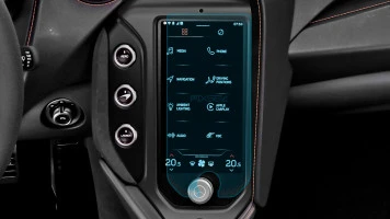 Sticlă hibridă de protecție Pixsel monitor MCLAREN 750S - 9.4“ 2023 -