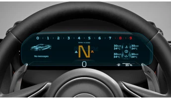 Sticlă hibridă de protecție Pixsel panoul de bord MCLAREN 750S - 11.6“ 2023 -