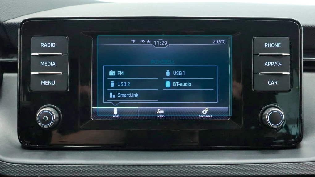 Sticlă hibridă de protecție Pixsel monitor SKODA KAMIQ - 6.5“ 2023 -