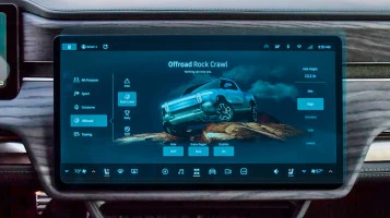 Sticlă hibridă de protecție Pixsel monitor RIVIAN R1T - 16.7“ 2022 -