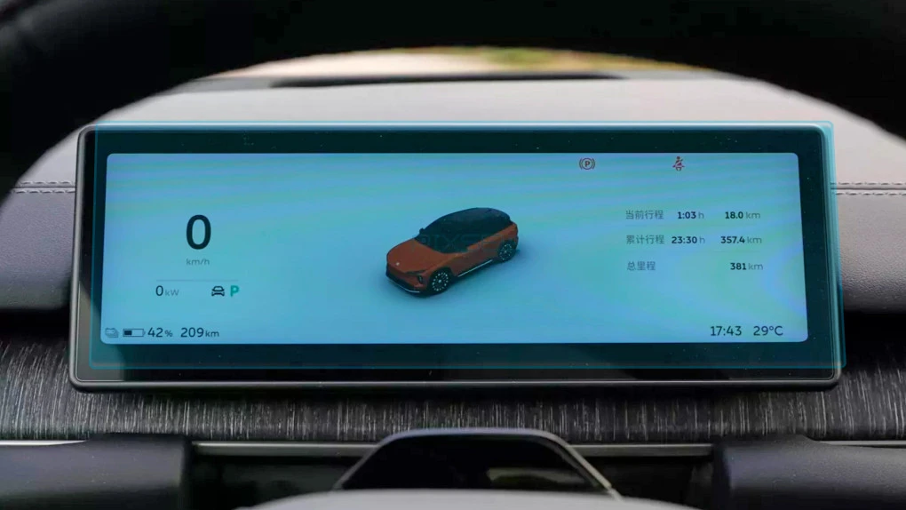 Sticlă hibridă de protecție Pixsel panoul de bord NIO ES7 - 10.9“ 2022 -