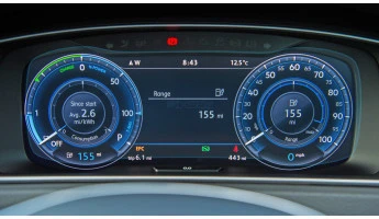 Sticlă hibridă de protecție Pixsel panoul de bord VOLKSWAGEN E-GOLF - 11.9“ 2017 - 2020