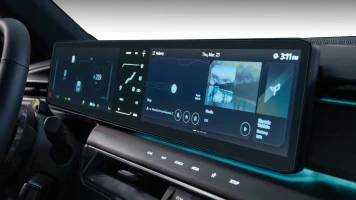 Sticlă hibridă de protecție Pixsel panoul de bord KIA EV9 - 28.3“ 2023 -