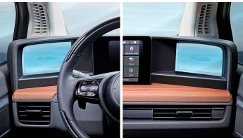 Sticlă hibridă de protecție Pixsel oglinzile laterale HONDA E - 10.4“ 2020 -