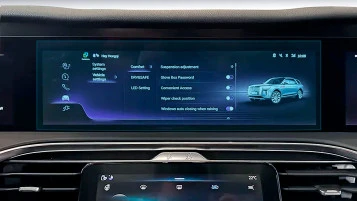 Sticlă hibridă de protecție Pixsel monitor HONGQI E-HS9 - 17.8“ 2020 -