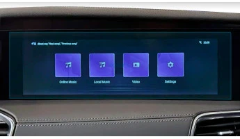 Sticlă hibridă de protecție Pixsel monitor HONGQI E-HS9 - 19.7“ 2020 -