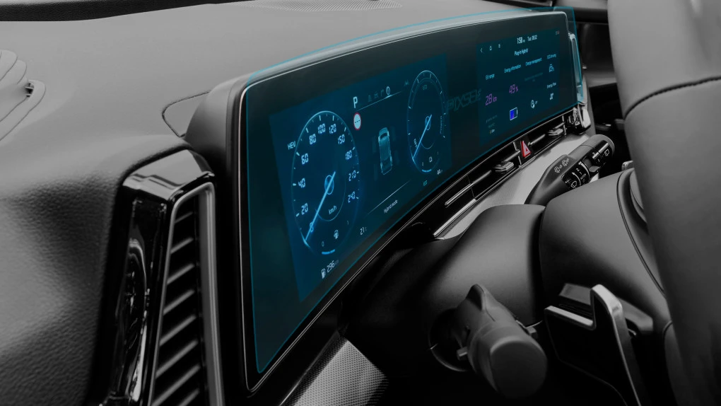 Sticlă hibridă de protecție Pixsel panoul de bord KIA SPORTAGE - 31.4“ 2022 - 2024