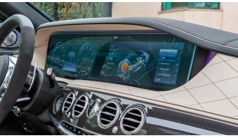 Sticlă hibridă de protecție Pixsel panoul de bord MERCEDES BENZ S-CLASS - 28.5“ 2020 -