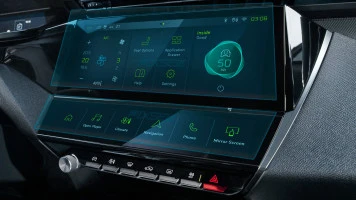 Sticlă hibridă de protecție Pixsel monitor PEUGEOT 408 - 13.3“ 2022 -