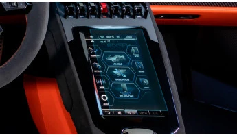 Sticlă hibridă de protecție Pixsel monitor LAMBORGHINI HURACAN - 8.2“ 2022 -