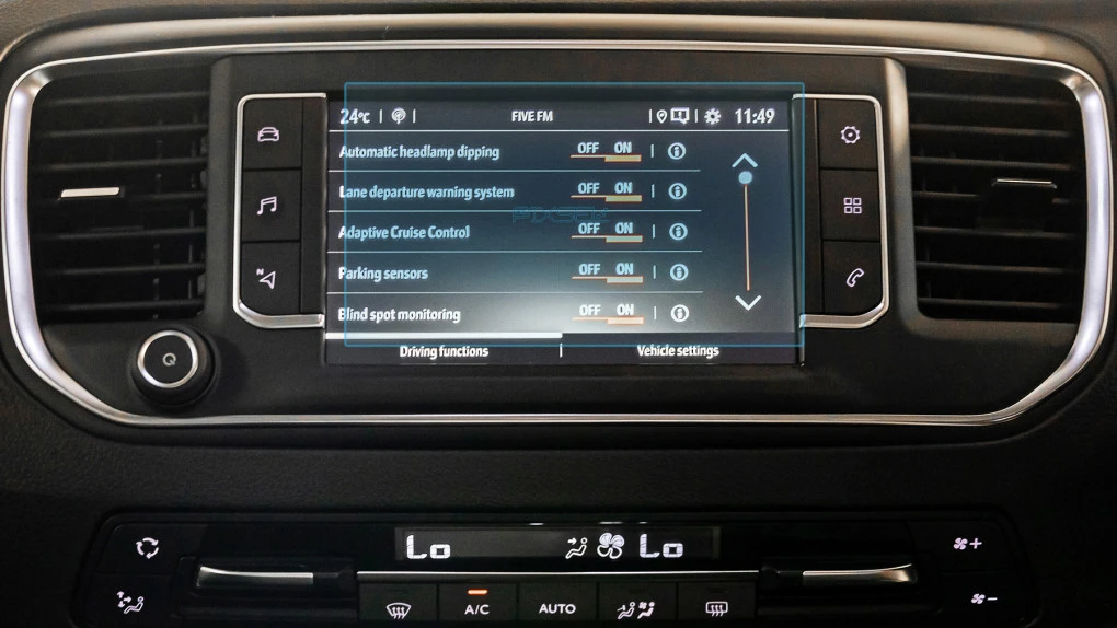 Sticlă hibridă de protecție Pixsel monitor OPEL ZAFIRA LIFE - 6.9“ 2019 -