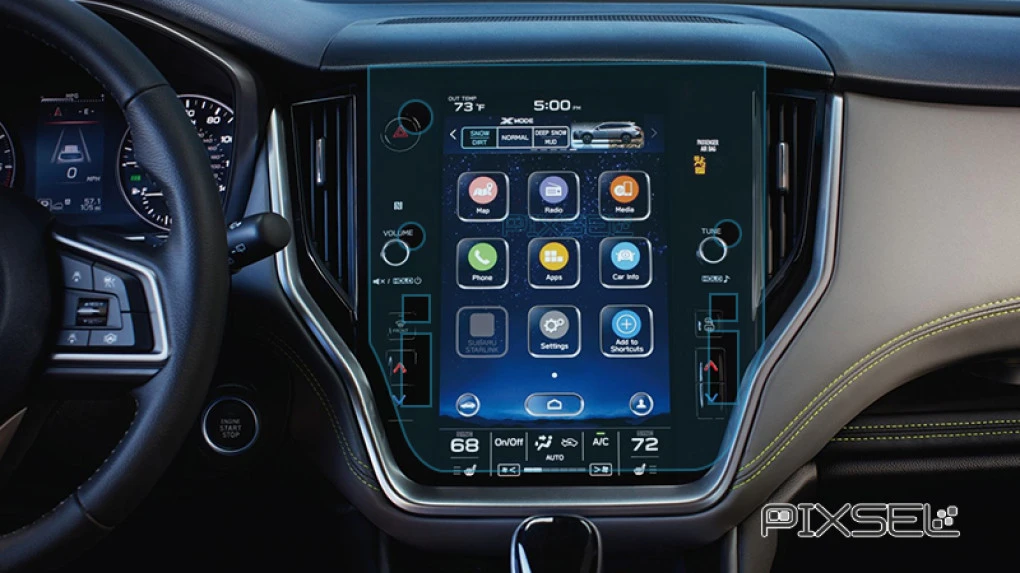 Sticlă hibridă de protecție Pixsel monitor SUBARU OUTBACK - 14.4“ 2020 -