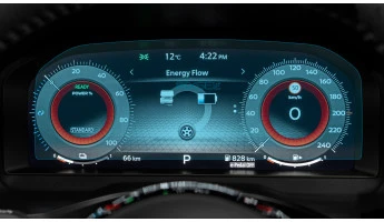 Sticlă hibridă de protecție Pixsel panoul de bord NISSAN QASHQAI - 12.1“ 2024 -