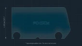Sticlă de protecție Pixsel monitor LEXUS RX - 16.5“ 2023 -
