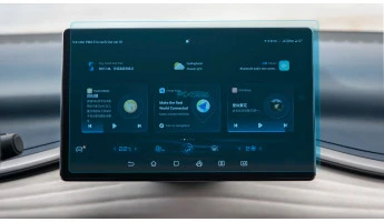 Sticlă hibridă de protecție Pixsel monitor BYD YUAN PLUS - 13.7“ 2022 -