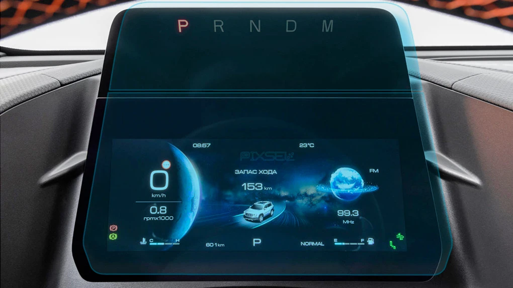 Sticlă hibridă de protecție Pixsel panoul de bord HAVAL Dargo - 14.9“ 2021 -