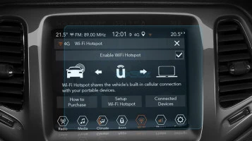 Sticlă hibridă de protecție Pixsel monitor JEEP COMPASS - 8.1“ 2017 - 2021