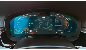 Sticlă hibridă de protecție Pixsel panoul de instrumente cu cameră BMW 6 / M6 - 14.2“ 2017 - 2020 (G32)