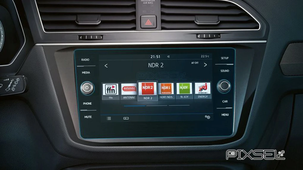 Sticlă hibridă de protecție Pixsel monitor VOLKSWAGEN TIGUAN - 10.9“ 2019 - 2021