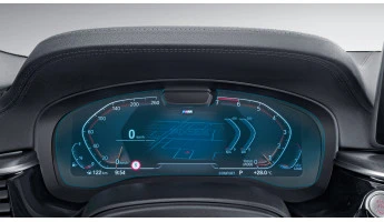 Sticlă hibridă de protecție Pixsel panoul de instrumente cu cameră BMW 5 / M5 - 14.3“ 2020 - 2023 (G30, G31, G38, F90)