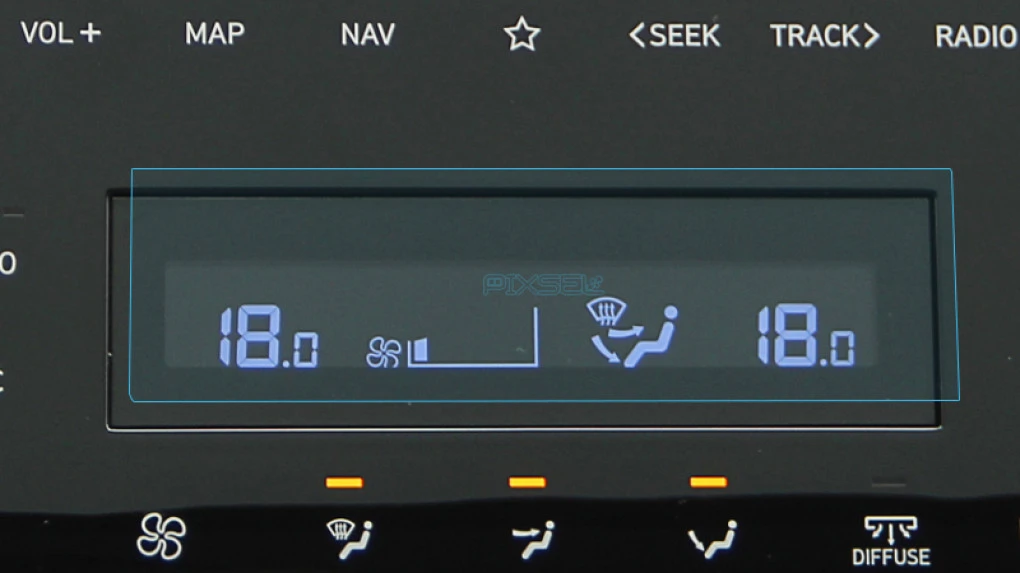 Sticlă hibridă de protecție Pixsel controlul climatizării HYUNDAI TUCSON - 4.9“ 2020 - 2023