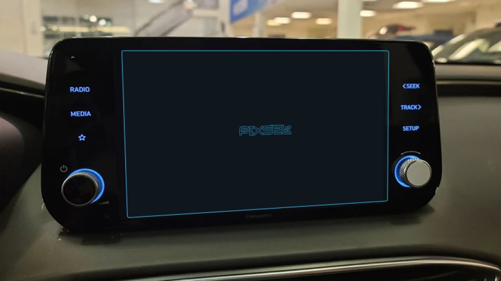 Sticlă hibridă de protecție Pixsel monitor HYUNDAI SANTA FE - 8.9“ 2020 - 2022