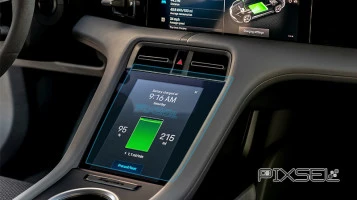 Sticlă hibridă de protecție Pixsel controlul climatizării PORSCHE TAYCAN - 10.5“ 2020 -
