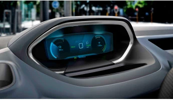 Sticlă hibridă de protecție Pixsel panoul de bord PEUGEOT RIFTER - 10“ 2024 -