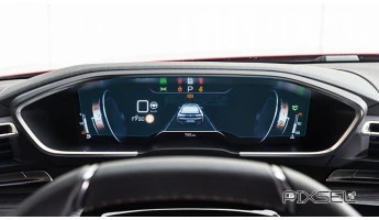 Sticlă de protecție Pixsel panoul de bord PEUGEOT 5008 - 11.8“ 2017 - 2020