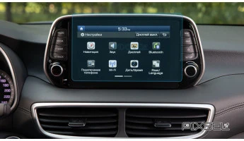 Sticlă hibridă de protecție Pixsel monitor HYUNDAI SANTA FE - 9.5“ 2018 - 2019