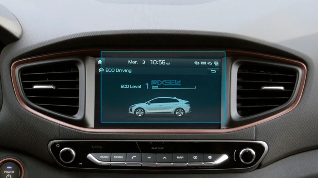 Sticlă hibridă de protecție Pixsel monitor HYUNDAI IONIQ - 7“ 2017 - 2019