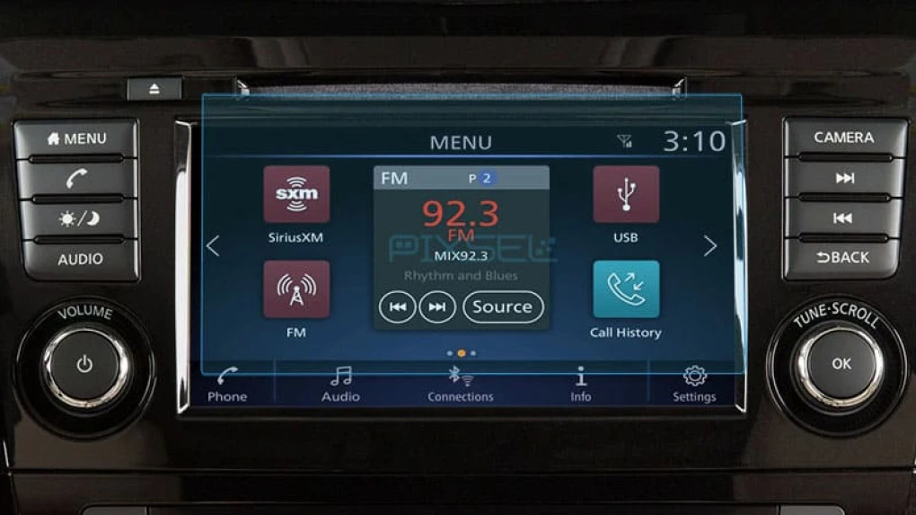 Sticlă hibridă de protecție Pixsel monitor NISSAN ROGUE SPORT - 6.8“ 2019 - 2023