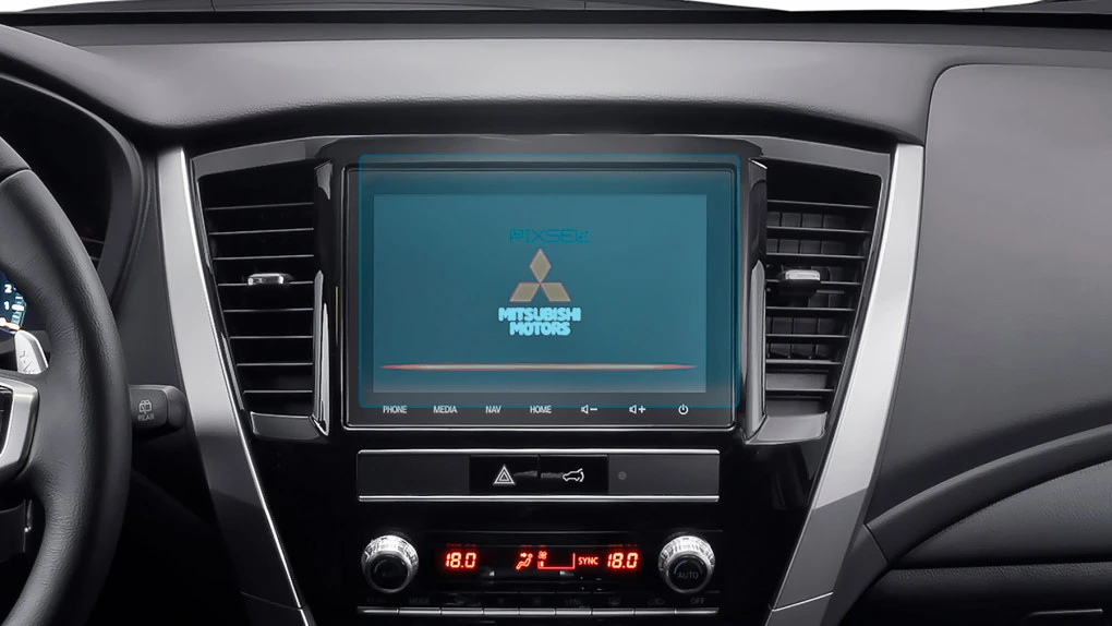 Sticlă hibridă de protecție Pixsel monitor MITSUBISHI PAJERO SPORT - 9.5“ 2020 -