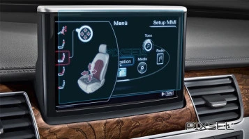 Sticlă hibridă de protecție Pixsel monitor AUDI A8 / S8 - 7.7“ 2010 - 2013